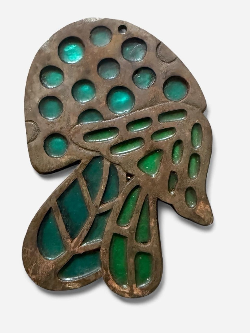 Vintage heavy metal mushroom trivet
